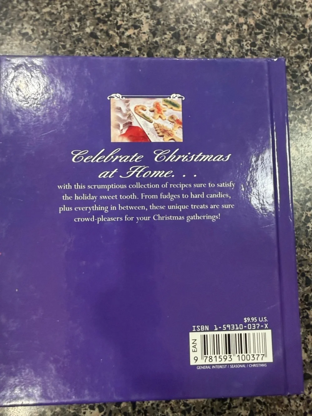 Christmas Sweets Hardcover Recipe Book